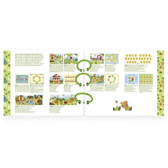 Busy Book en carton - La ferme - Janod