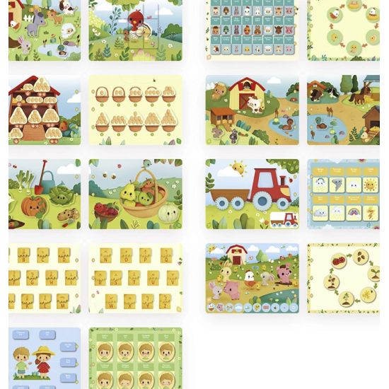 Busy Book en carton - La ferme - Janod