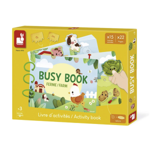 Busy Book en carton - La ferme - Janod