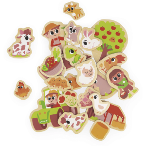 Magnets 24 pièces - Ferme - Janod