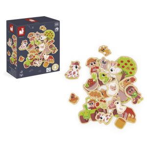 Magnets 24 pièces - Ferme - Janod