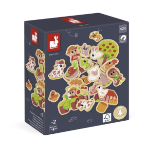 Magnets 24 pièces - Ferme - Janod