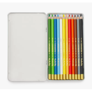 12 crayons de couleur - Le jardin du moulin - Moulin roty