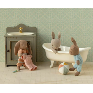 Baignoire miniature taille lapin - Maileg