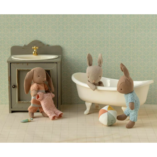 Baignoire miniature taille lapin - Maileg