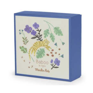 Doudou plat tigre Baboo - La forêt Mawa - Moulin Roty