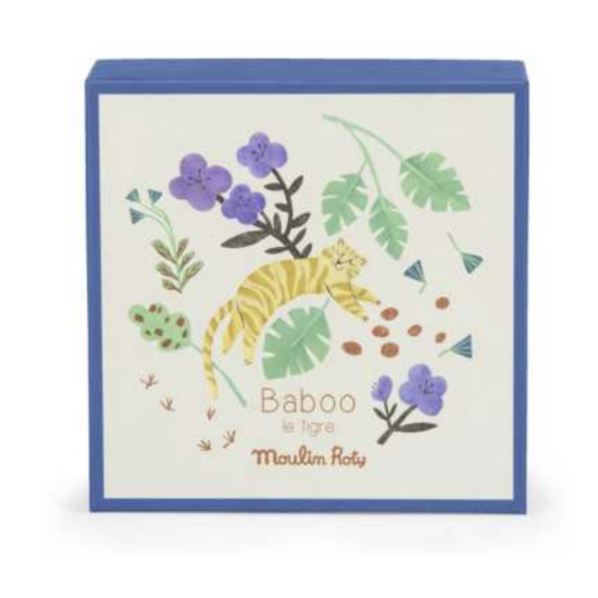 Doudou plat tigre Baboo - La forêt Mawa - Moulin Roty