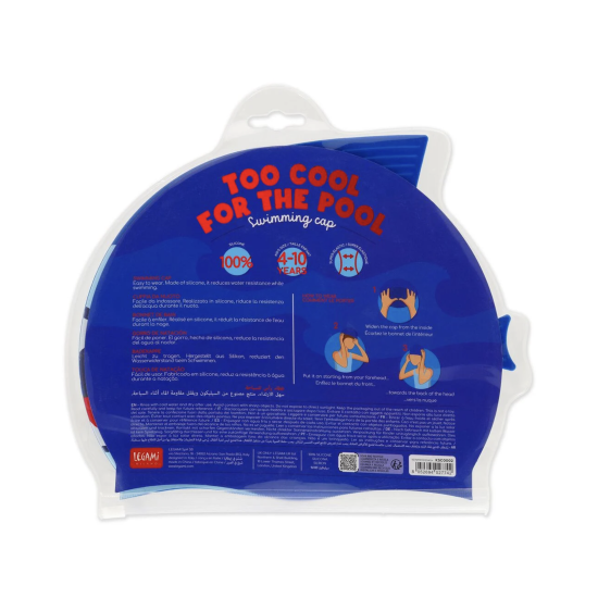 Bonnet de bain  "Too cool for the pool" - Shark - Legami