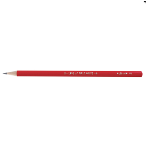 Crayon en forme de coeur "Love at first write" - Legami