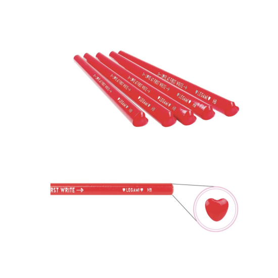 Crayon en forme de coeur "Love at first write" - Legami