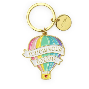 Porte-clé en métal "Air Balloon" - Legami
