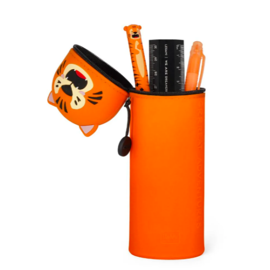 Trousse 2 en 1 Kawaii Tigre - Silicone Souple - Legami