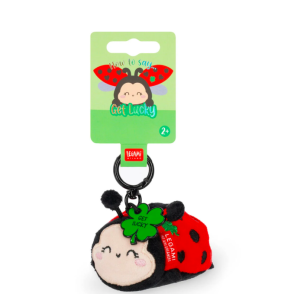 Porte-clés en peluche Tiny super soft - Coccinelle - Legami