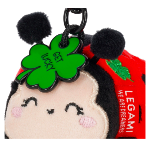 Porte-clés en peluche Tiny super soft - Coccinelle - Legami
