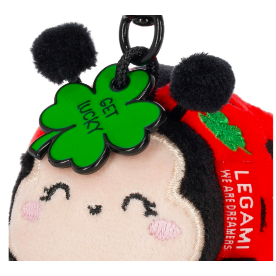 Porte-clés en peluche Tiny super soft - Coccinelle - Legami