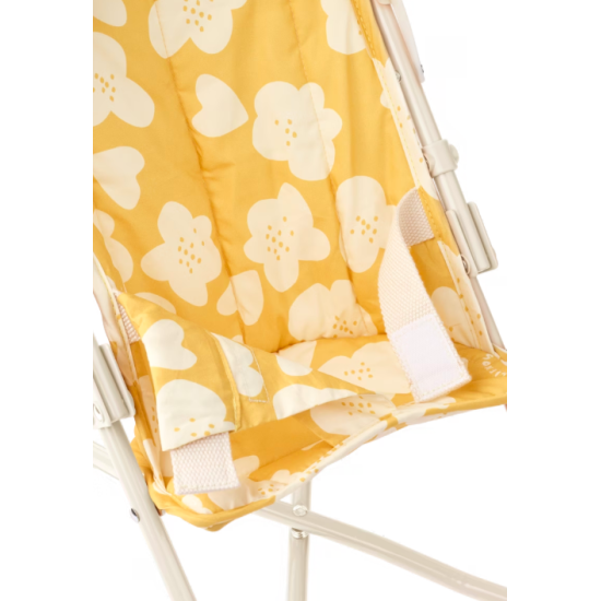 Poussette pour poupées Elsie - Flower Lemon Yellow - Liewood