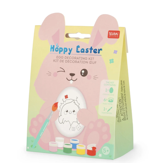 Kit de décoration oeuf de Pâques Hoppy Easter - Legami