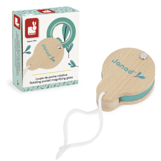 Loupe de poche rotative - Happy Garden - Janod