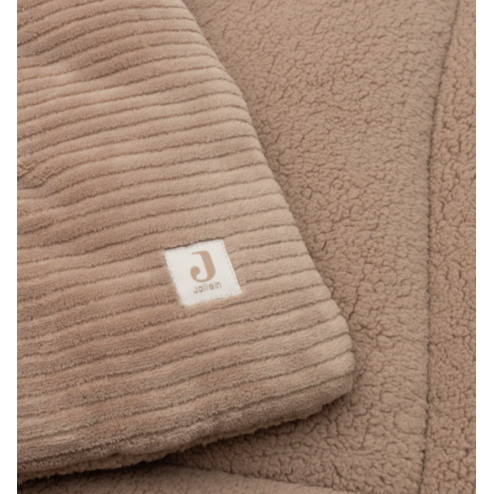 Tapis d'éveil / Tapis de parc - Cloudy Rib - Milky Coffee - Jollein