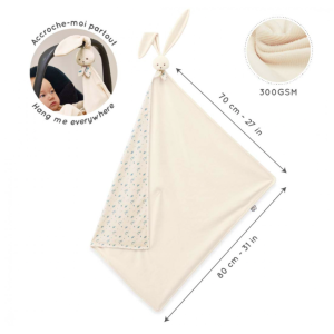 Couverture doudou Lapin crème - Kaloo