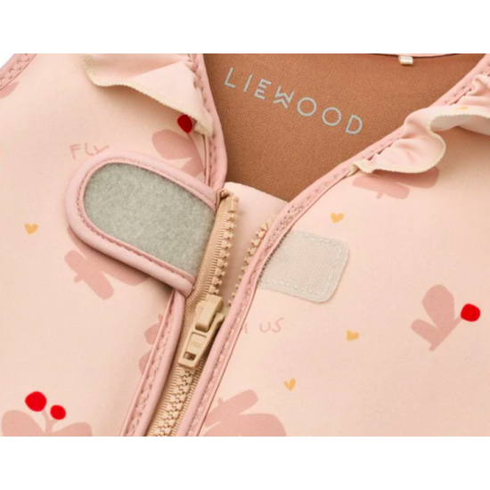 Gilet de flottaison avec volants Dove 19/30 kgs - Butterfly / Apple Blossom - Liewood