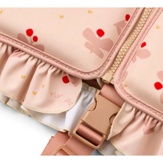 Gilet de flottaison avec volants Dove 15/19 kgs - Butterfly / Apple Blossom - Liewood