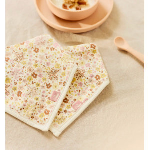 Bavoirs bandanas x 2 - Flower Fairies - Jollein