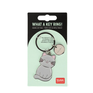 Porte-clés en métal émaillé "Kitty" - Legami