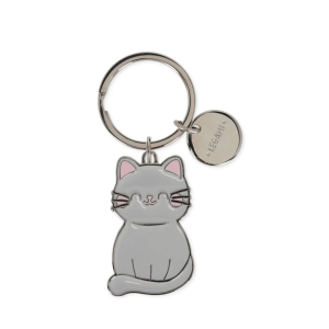 Porte-clés en métal émaillé "Kitty" - Legami