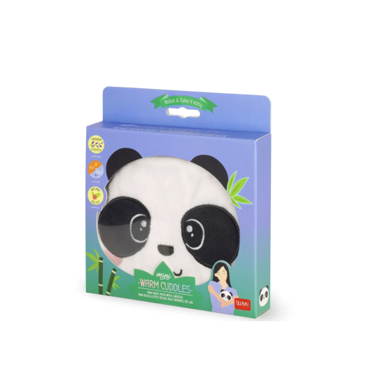 Mini bouillote sèche graines de lin "Panda" - Legami