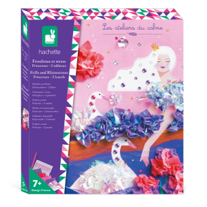 Kit créatif Froufrous à piquer et strass à coller - Princesses - Janod
