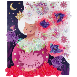 Kit créatif Froufrous à piquer et strass à coller - Princesses - Janod