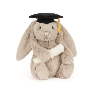 Peluche Lapin bashful beige Graduation outfit - Jellycat
