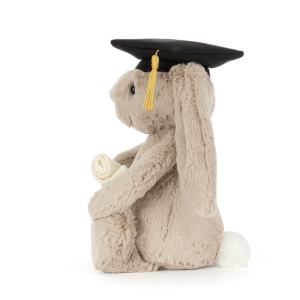 Peluche Lapin bashful beige Graduation outfit - Jellycat