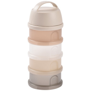 Boîte doseuse de lait translucide 4 compartiments empilables - BEABA