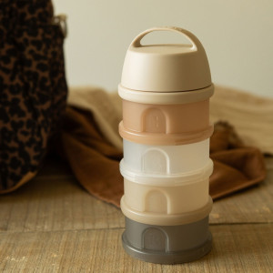 Boîte doseuse de lait translucide 4 compartiments empilables - BEABA