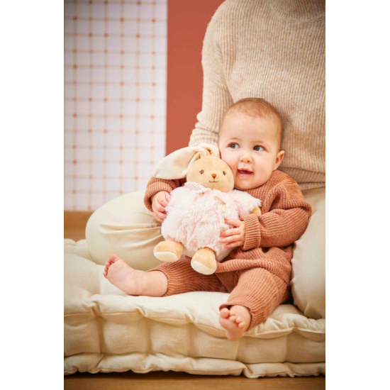 Peluche lapin Patapouf rose - 17 cm - Kaloo