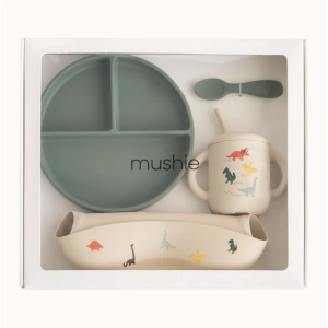 Coffret cadeau set repas Dino - Mushie