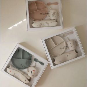 Coffret cadeau set repas Dino - Mushie