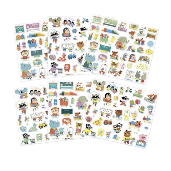Autocollants maternelle x 200 - Janod