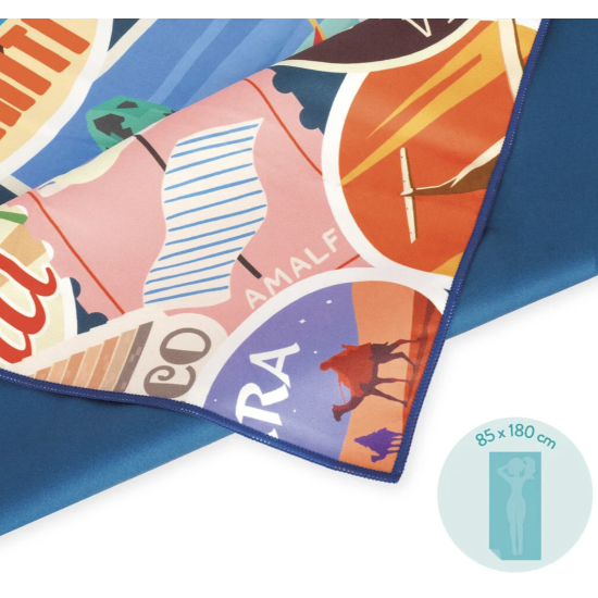 Drap de plage - Travel stickers - Legami
