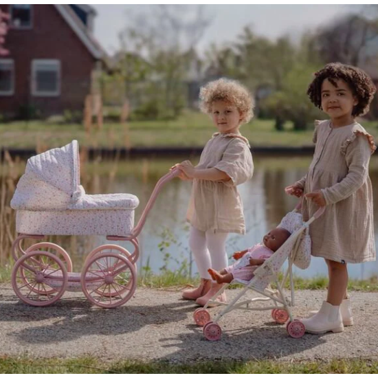 Laudau pour poupées - Fleurs douces - Little Dutch