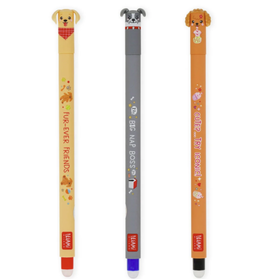 Set 3 stylos effaçables édition limitée Back to School - Legami