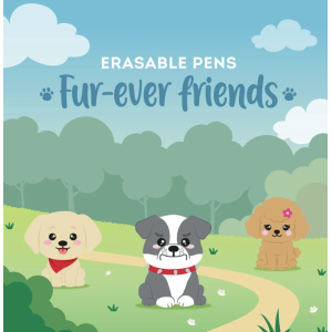 Set 3 stylos effaçables édition limitée Back to School - Legami