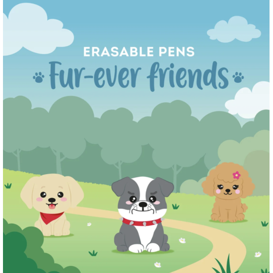 Set 3 stylos effaçables édition limitée Back to School - Legami