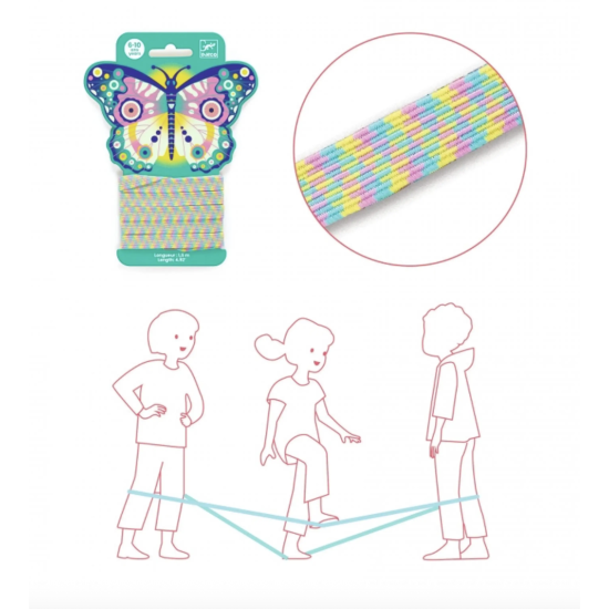 Jeu de l'élastique - Papillons - Djeco