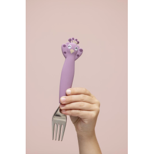 Couverts 3 pièces en silicone - Mrs Peacock - Trixie