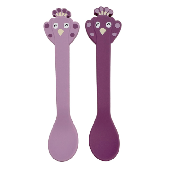 Cuillères silicone x2 - Mrs Peacock - Trixie