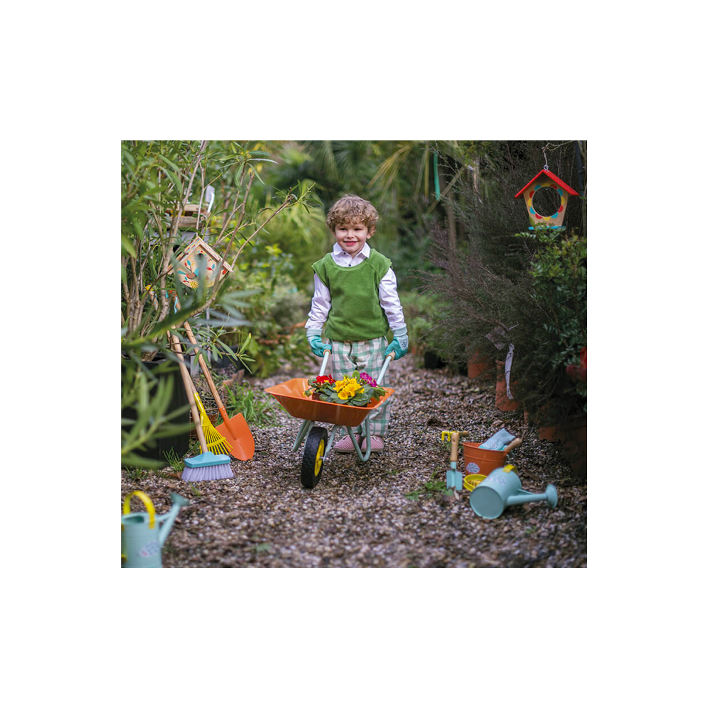 Seau en métal Happy garden - Janod