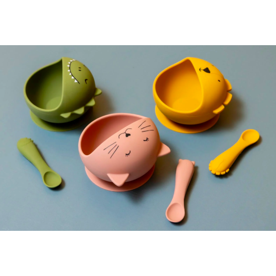 Premier set repas bébé - Mr Dino - Trixie